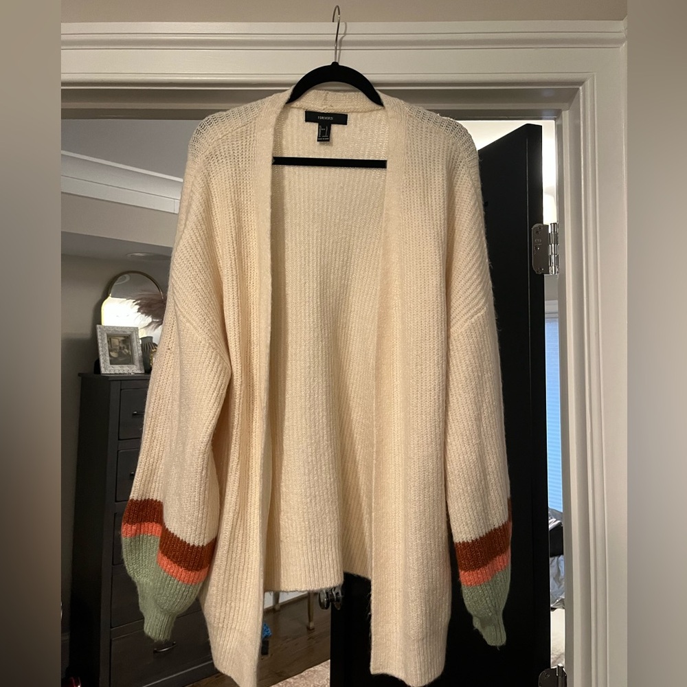 Cream Cardigan from Forever 21, Worn Once